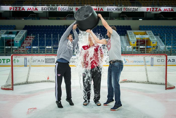 Президент «Автомобилиста» Алексей Бобров принял участие в Ice Bucket Challenge