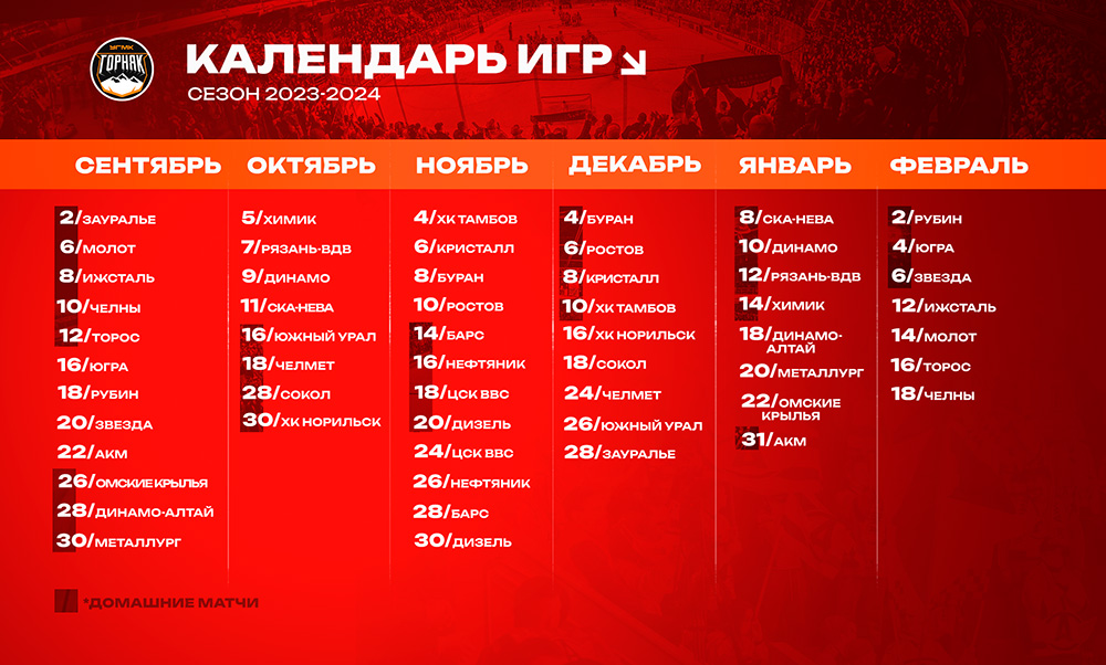 Стал известен календарь «Горняка-УГМК» в сезоне 2023/24 | 24.07.2023 |  Екатеринбург - БезФормата