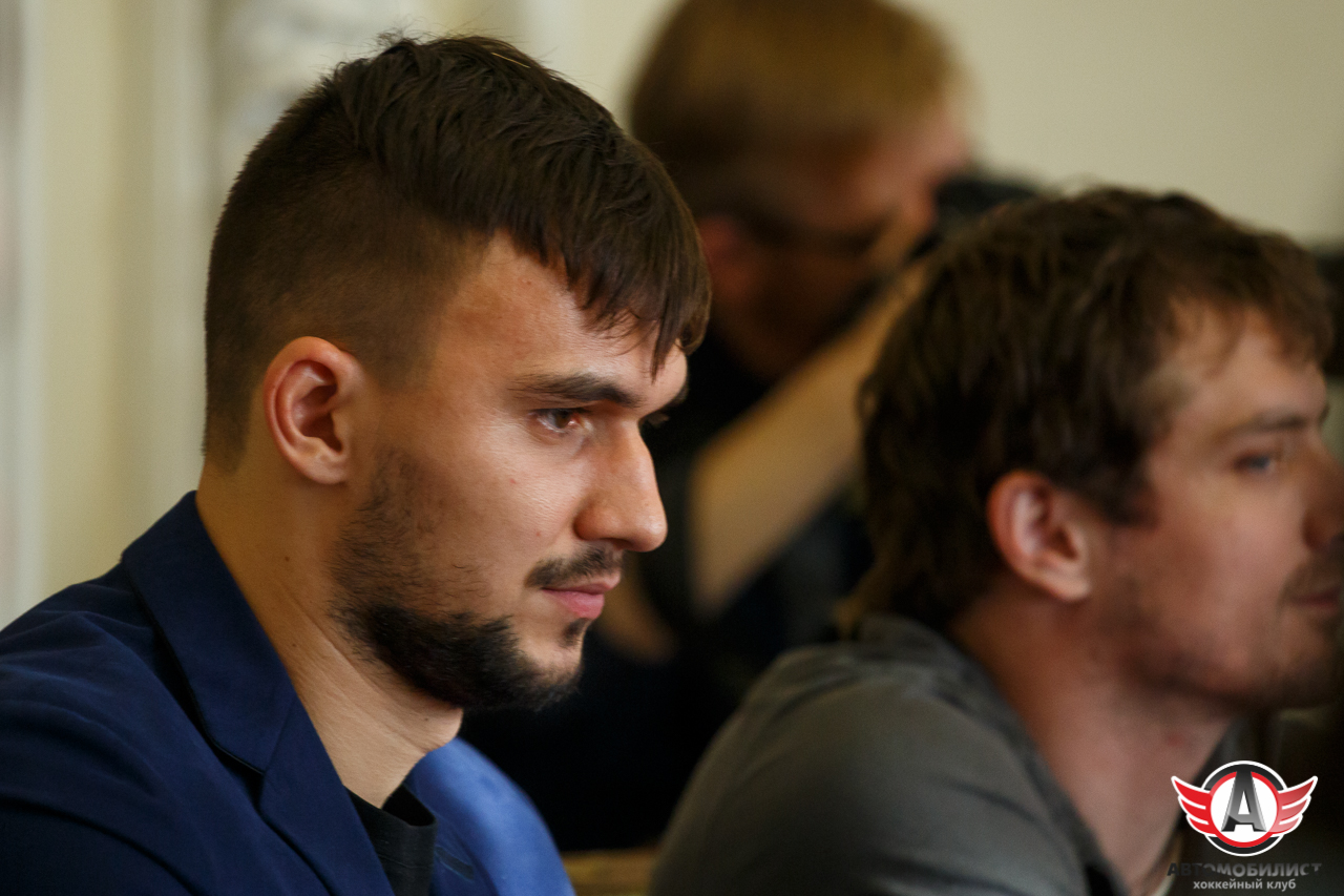 Встреча губернатора Свердловской области с ХК "Автомобилист"