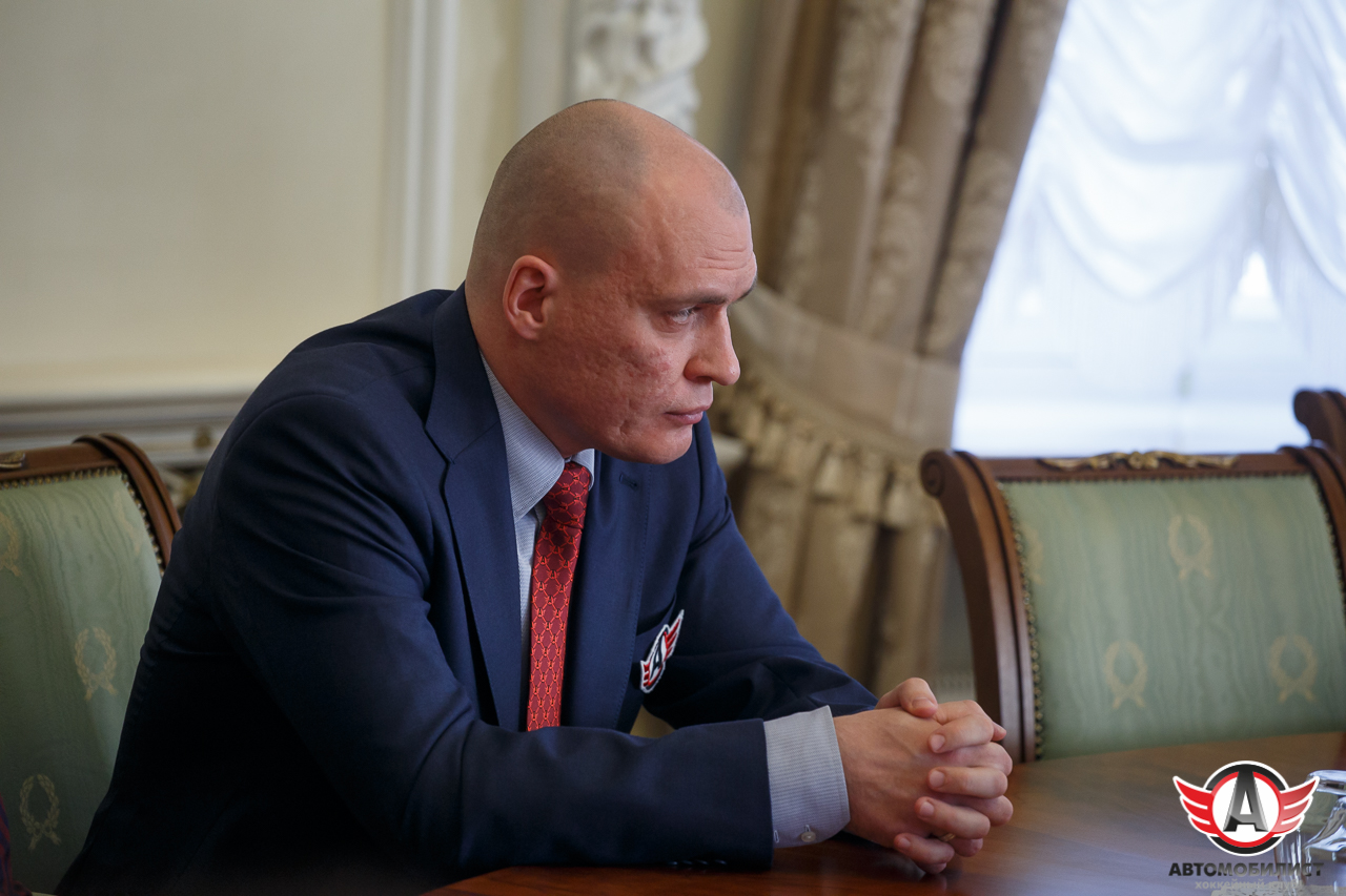 Встреча губернатора Свердловской области с ХК "Автомобилист"