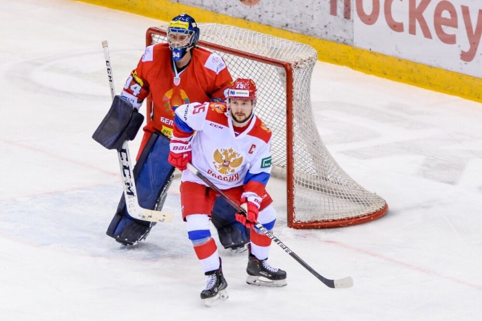 Анатолий Голышев набрал два очка за олимпийскую сборную России в матчах против команды Беларуси