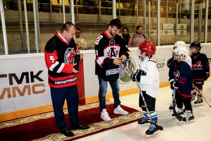 Якуб Коварж принял участие в открытии хоккейного сезона в Верхней Пышме